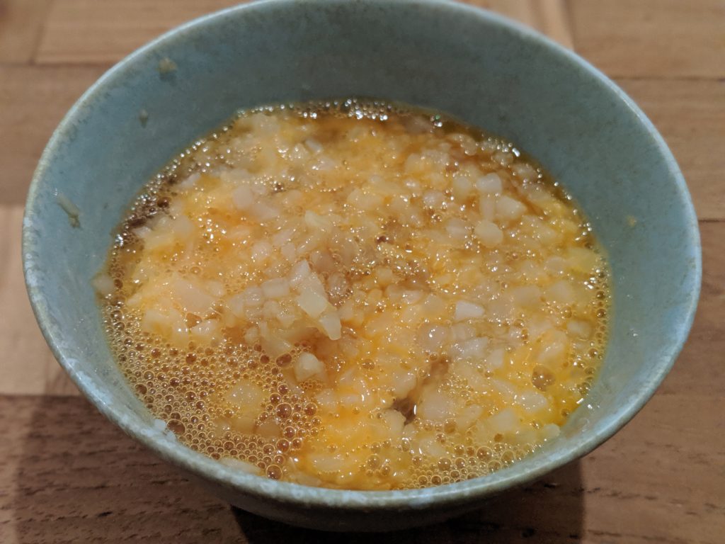 カリフワラー米の卵かけご飯